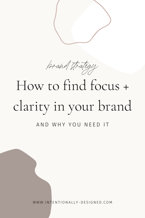 How to find focus and clarity in your brand