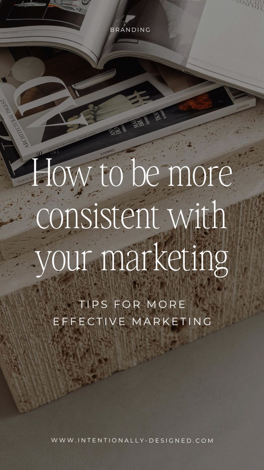 How to be more consistent with your marketing - Intentionally Designed