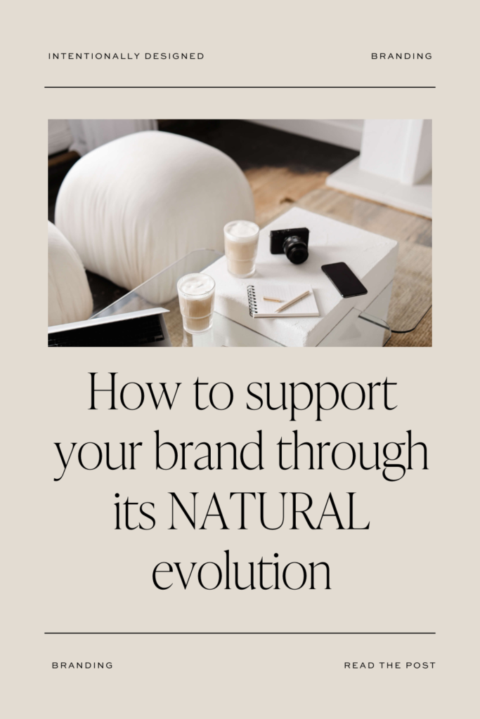 The natural evolution of a brand and how to support it at each stage