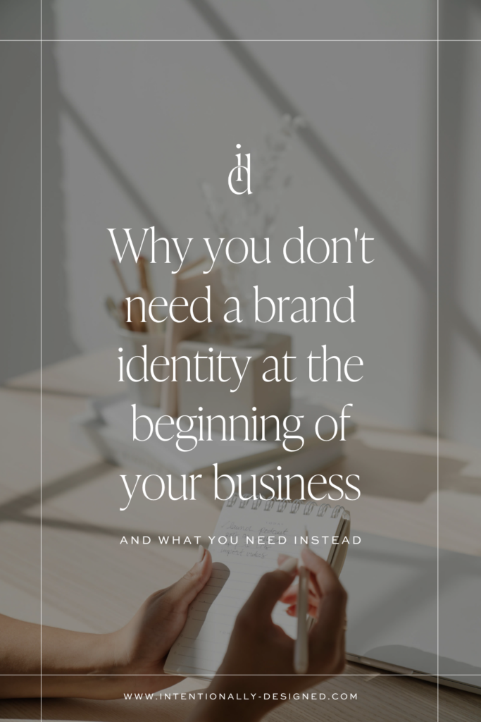 Why you don't need a brand identity