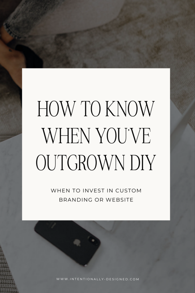 How to know when you've outgrown DIY