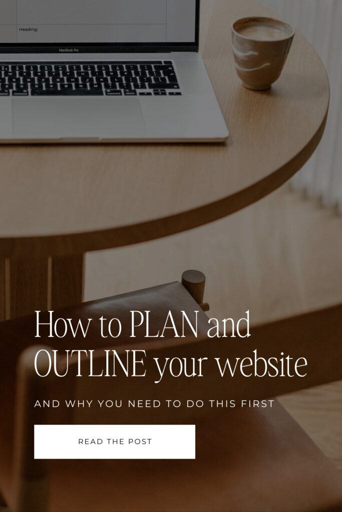 How to plan and outline your website