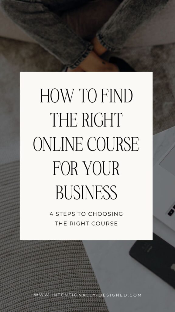 How to find the right online course for your business