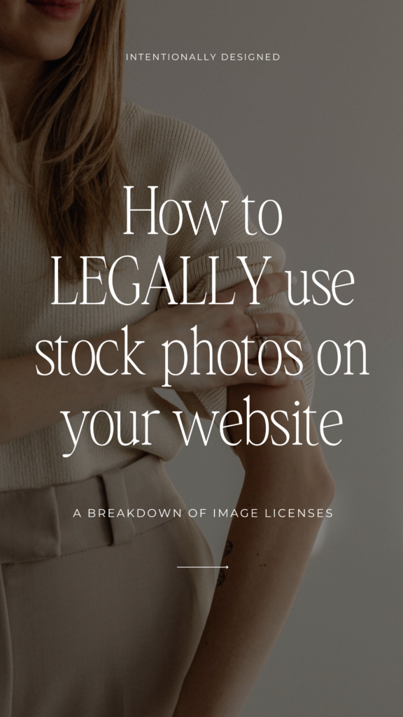 How to legally use stock photos on your website