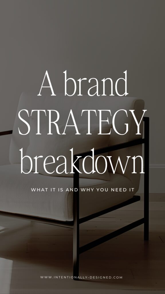What is a brand strategy?