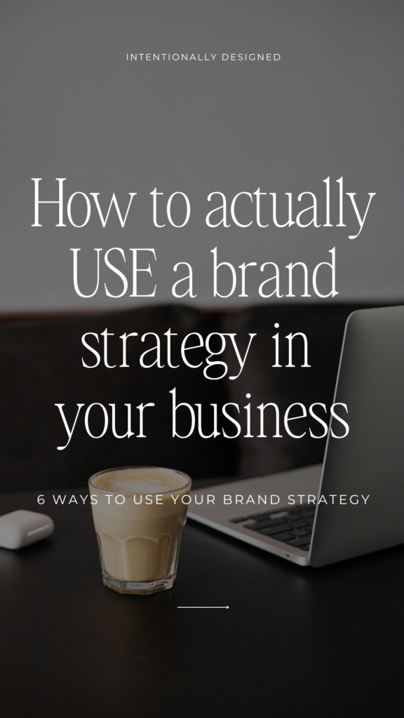 how to use a brand strategy