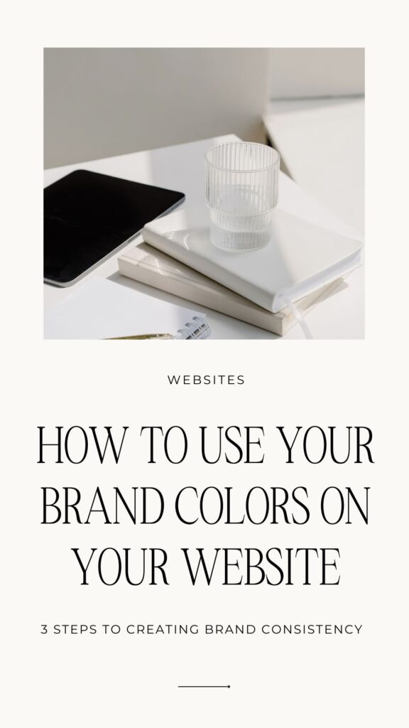 use your brand colors on your website