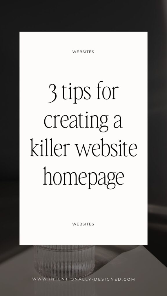 optimize your website home page