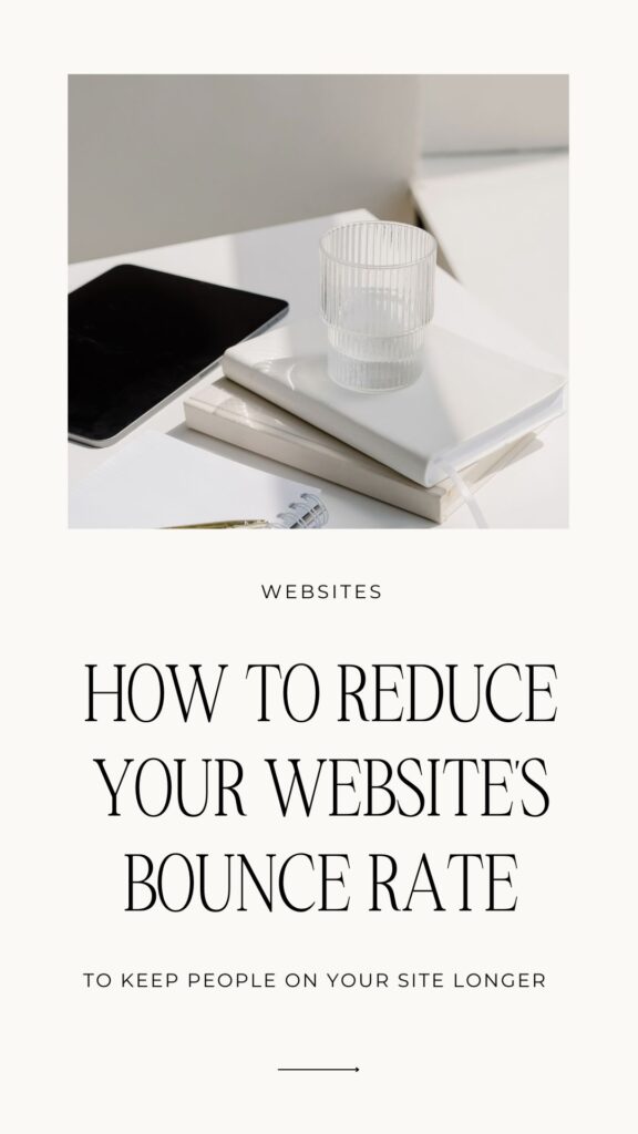 website bounce rate