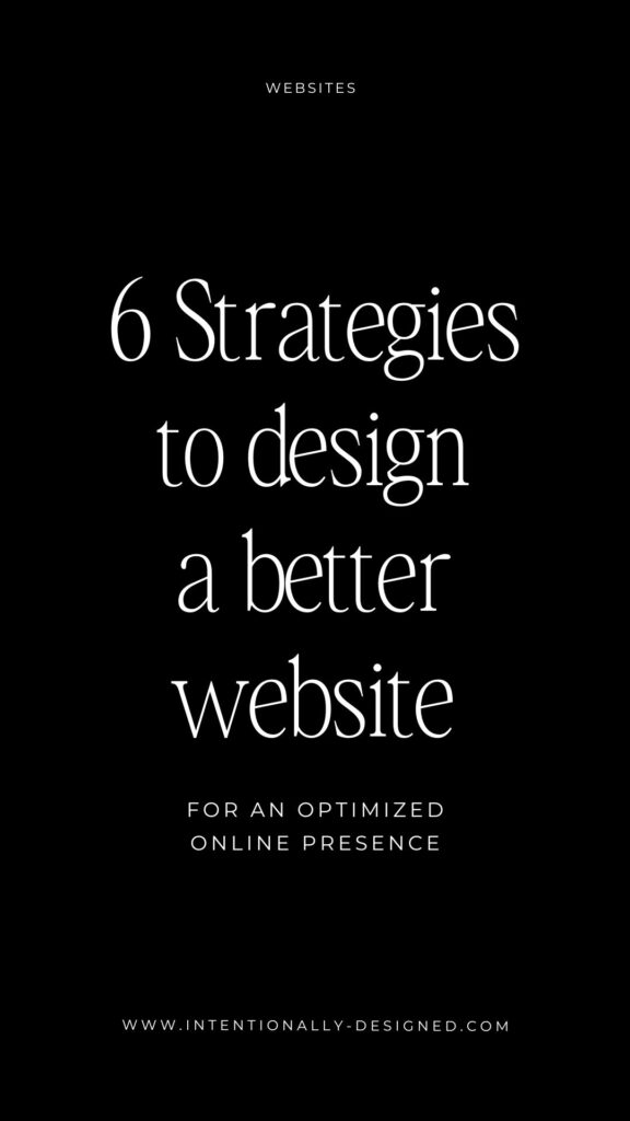 design a better website