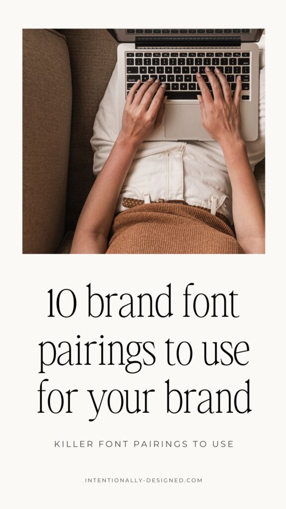 brand font pairings