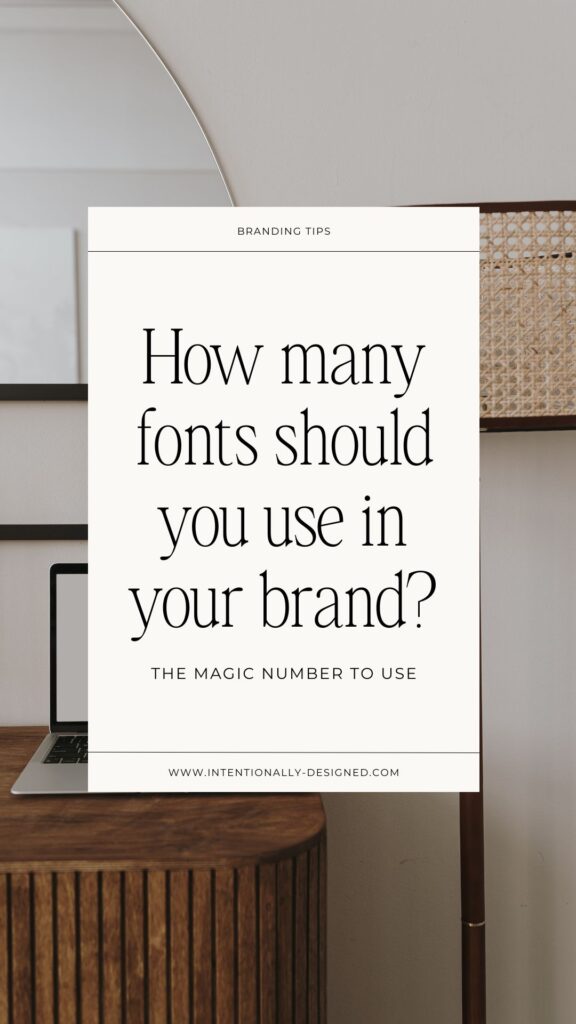 how many brand fonts