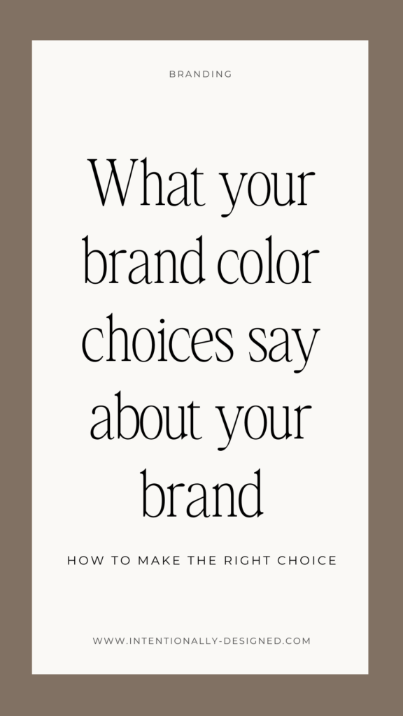 brand color choices