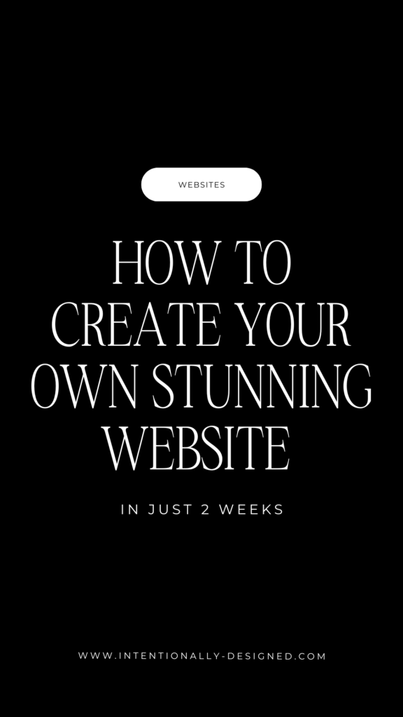 2 week website design