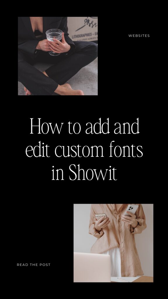 showit custom fonts