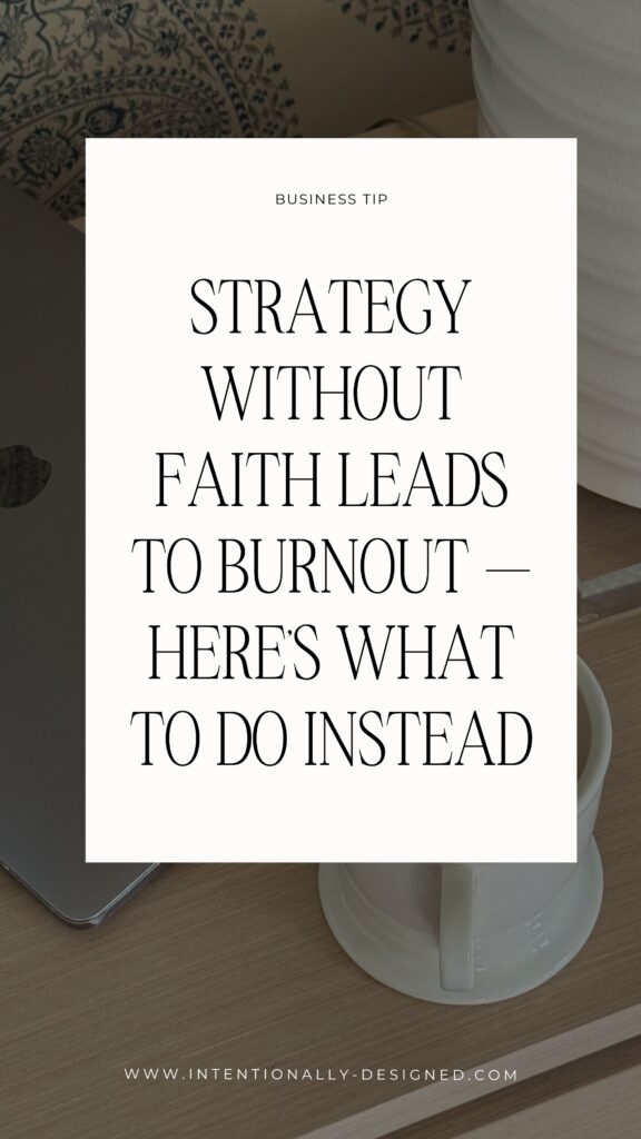 faith based business strategy