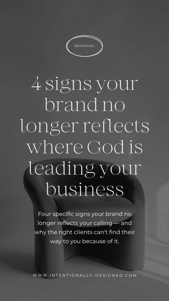 signs your brand no longer reflects your calling 